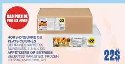 Wholesale Club HORS-D'ŒUVRE OU PLATS CUISINÉS offer
