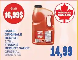 Wholesale Club SAUCE ORIGINALE REDHOT offer