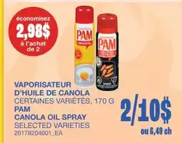 Wholesale Club VAPORISATEUR D'HUILE DE CANOLA offer