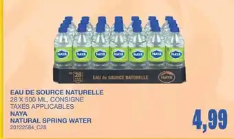Wholesale Club EAU DE SOURCE NATURELLE offer