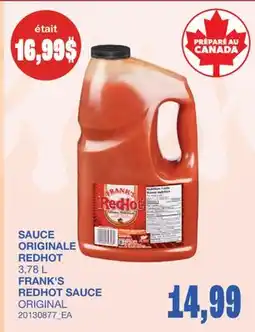 Wholesale Club SAUCE ORIGINALE REDHOT offer