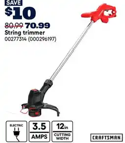 RONA CRAFTSMAN String trimmer offer
