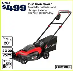 RONA Push lawn mower offer