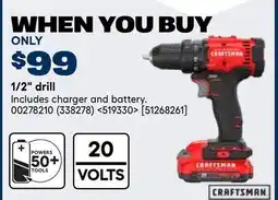 RONA CRAFTSMAN 1/2 drill offer