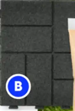 RONA Groundsmart Rubber paver 16 x 16, black offer