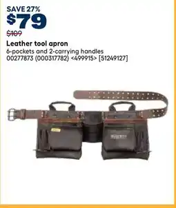 RONA Leather tool apron offer
