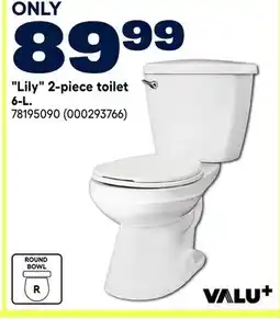 RONA VALU+ Lily 2-piece toilet offer