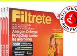 RONA 3M 3-pack MPR1000 red furnace filters 20 x 20 offer