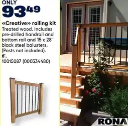 RONA Creative railing kit 6' offer