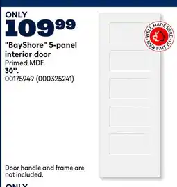 RONA BayShore 5-panel interior door 30'' offer