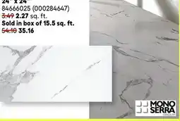 RONA Mono Serra All Cava Carrara tiles, 24 x 24 offer