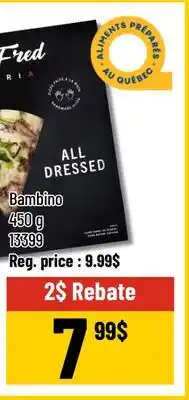 Mayrand Bambino Pizza offer