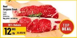 Mayrand Beef Striploin Steak offer