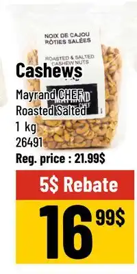 Mayrand Cashews roasted salted Mistral Mix offer