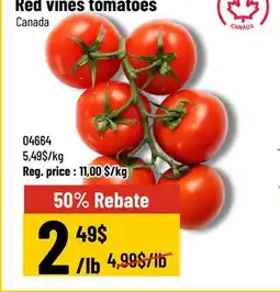 Mayrand Red vines tomatoes Green beans offer