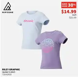 Sports Experts RIPZONE RILEY GRAPHIC Junior t-shirt offer
