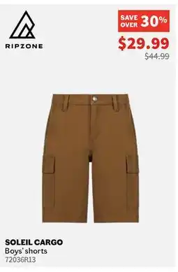 Sports Experts RIPZONE SOLEIL CARGO Boys' shorts offer