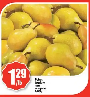 Bonanza Poires Bartlett offer