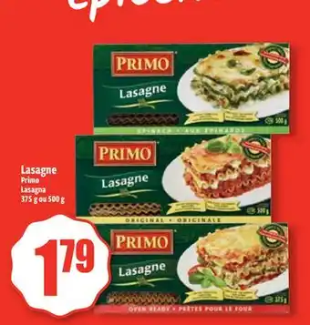 Bonanza Lasagne Primo offer