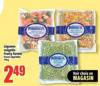 Bonanza Frosty Farmer Frozen vegetables offer