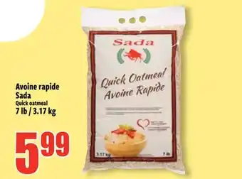 Bonanza Quick oatmeal offer