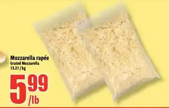 Bonanza Grated Mozzarella offer