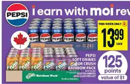 Super C Pepsi Soft Drinks or Crush Rainbow Pack offer
