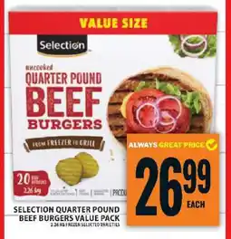 Super C Selection Quarter Pound Beef Burgers Value Pack offer