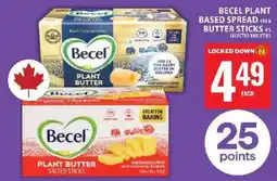Super C Becel Plant Based Spread & Butter Sticks offer