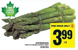 Super C ASPARAGUS offer
