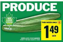 Super C Seedless Cucumber offer