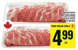 Super C FRESH PORK SIDE RIBS offer