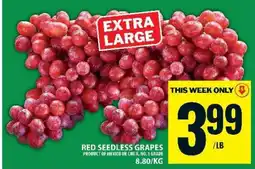 Super C Red Seedless Grapes offer
