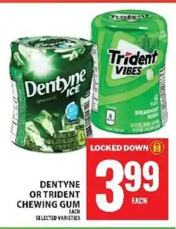 Super C Dentyne or Trident Chewing Gum offer