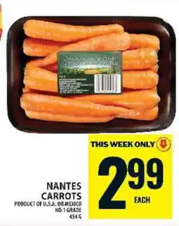 Super C Nantes Carrots offer