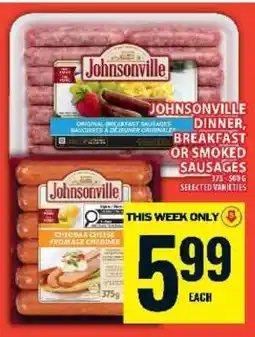 Super C JOHNSONVILLE DINNER, BREAKFAST OR SMOKED SAUSAGES offer
