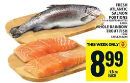 Super C FRESH ATLANTIC SALMON PORTIONS offer
