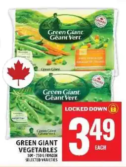 Super C GREEN GIANT VEGETABLES offer