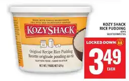 Super C Kozy Shack Rice Pudding offer