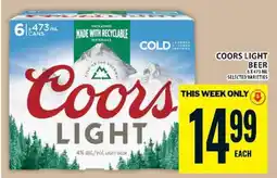 Super C Coors Light Beer offer