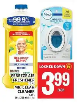 Super C FEBREZE AIR FRESHENER / MR. CLEAN CLEANER offer
