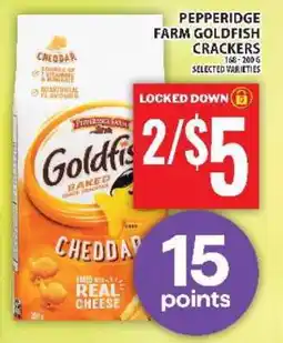 Super C PEPPERIDGE FARM GOLDFISH CRACKERS offer