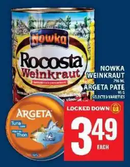 Super C Nowka Weinkraut / Argeta Pate offer
