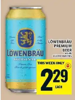 Super C Lowenbrau Premium Beer offer