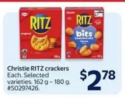 Walmart Christie Ritz Crackers offer