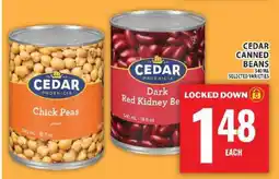 Super C CEDAR CANNED BEANS offer