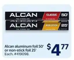 Walmart ALCAN ALUMINUM FOIL offer