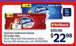 Walmart Charmin Bathroom Tissue offer