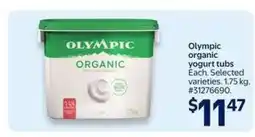 Walmart Olympic Organic Yogurt Tubs offer