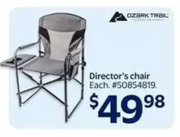 Walmart Director's Chair offer